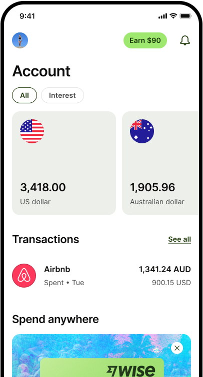 International Money transfer app